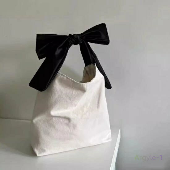 ハンドバッグ レディース バッグ 鞄 かばん リボンハンドル バイカラー コントラストカラー 個性的 シンプル 無地 キャンバスバッグ カジュアル お出かけ お...