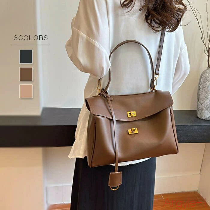 【送料無料】【トート&ショルダー】 2way 肩掛け ショルダーバッグ 通勤バッグ 肩掛けバッグ 大人 軽い シンプル オフィス お買い物バッグ オールシーズン...