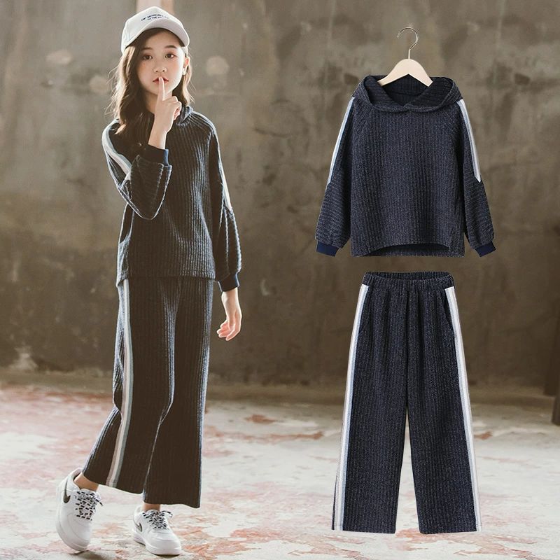 【送料無料】子供服 女の子 セットアップ 黒 春秋 ダンス服 女の子 キッズ服 女の子 運動服 トップス ズボン パンツ 可愛い 韓国子供服 おしゃれ 小学生 ...