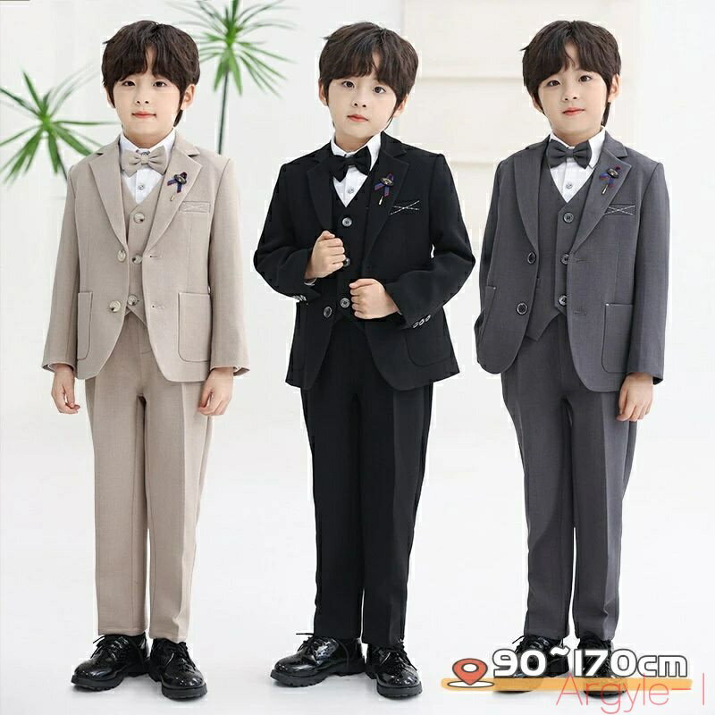 【送料無料】フォーマルスーツ 男の子 キッズ 入学式 スーツ 男の子 おしゃれ 子供スーツ 男の子 卒業式 卒園式 発表会 演奏会 演出 ベビースーツ 誕生日 ...