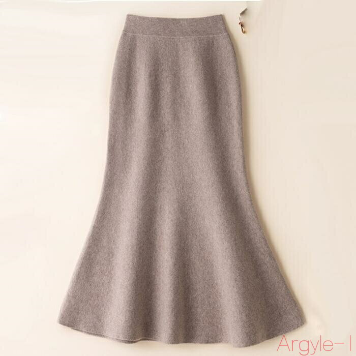 【送料無料】ボトムス スカート ニット ウール マーメイド フレアスカート レディース エレガント きれいめ カジュアル ロング丈 大人 可愛い ウエストゴム スリム タイト ブ