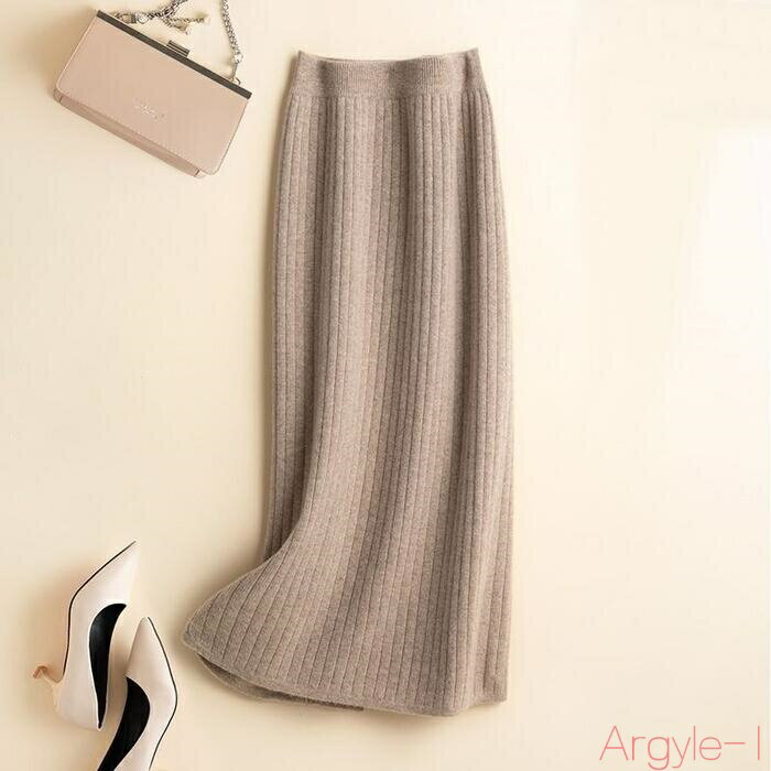 【送料無料】ウール ボトムス ニット スカート レディース エレガント きれいめ カジュアル ミモレ丈 大人 可愛い おしゃれ シンプル タイト ウエストゴム ...