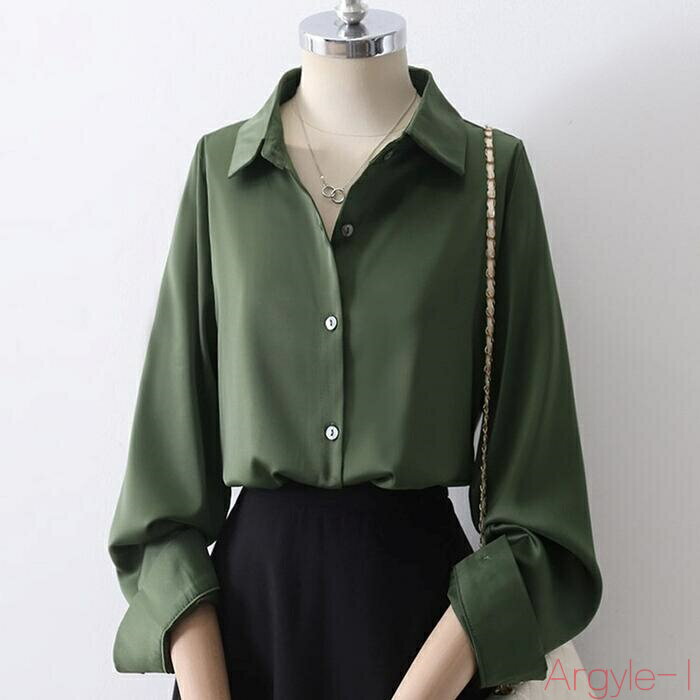 【送料無料】トップス シャツ ブラウス サテン エレガント レディース 大人 可愛い きれいめ カジュアル フェミニン 長袖 シンプル ベーシック 体型カバー 通勤 オフィス ゆ