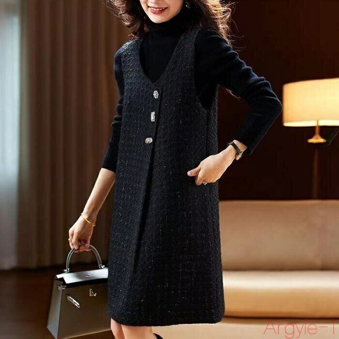 【送料無料】ワンピース ワンピ ドレス ツイード ミニワンピ ジャンパースカート レディース エレガント きれいめ カジュアル 大人 可愛い フェミニン 長袖 ...