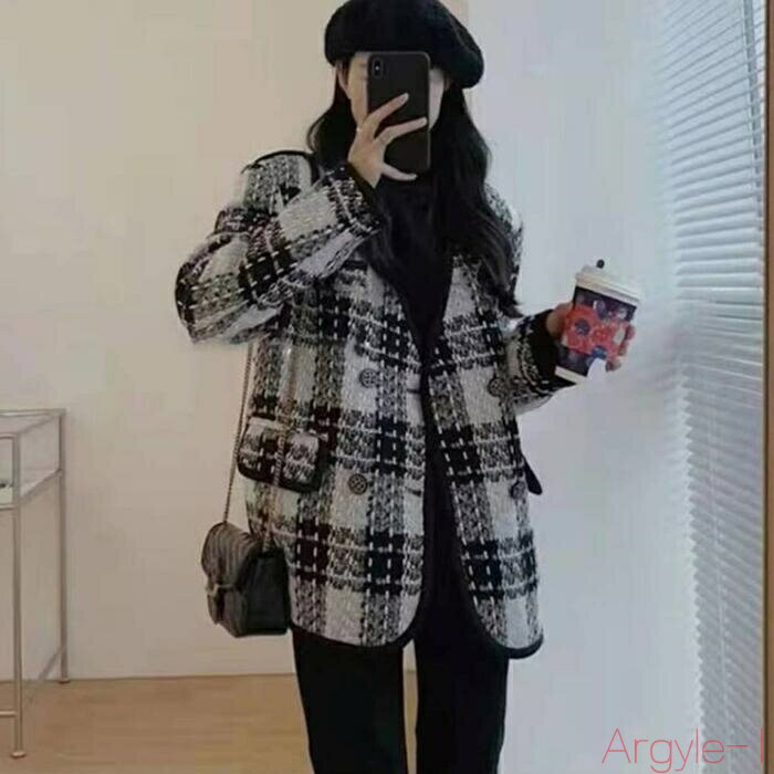 【送料無料】トラッド アウター コート ジャケット ツイード チェック 羽織り レディース エレガント きれいめ カジュアル 大人 可愛い フェミニン おしゃれ...