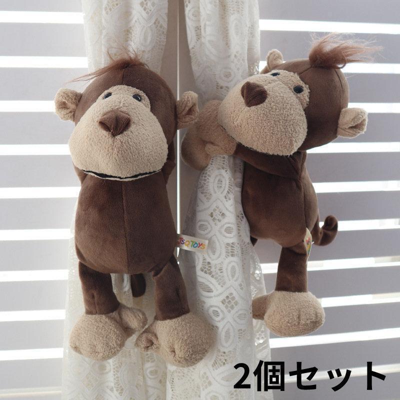送料無料 動物柄 カーテン タッセル 2個セット かわいい ライオン 留め具 インテリア 北欧 おしゃれ シンプル 紐 子供用 プレゼント [3]