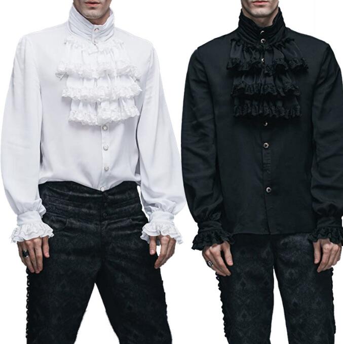 BorderColor="#FFFFFF"> 商品詳細 メンズシャツ 大人コスチューム 舞台衣装 ハロウィンコスプレ 商品内容 シャツのみ サイズ S バスト108　着丈70.5　袖丈69.5　肩幅48　首周り45 M バスト115　着丈72.5　袖丈70.5　肩幅49.5　首周り46 L バスト122　着丈74.5　袖丈71.5　肩幅51　首周り47 XL バスト129　着丈76.5　袖丈72.5　肩幅52.5　首周り48 XXL バスト136　着丈78.5　袖丈73.5　肩幅54　首周り49 *素人採寸、若干誤差が生じる場合がございます。 素材 ポリエステル カラー 3色 注意事項： ※サイトに掲載されている商品は、お客様のモニター環境等により、実際の物と素材感、色が多少異なる場合がございます。予めご了承ください。 ※工場大量生産による生産過程におきまして、若干の個体差(2cmから3cm)が生じる場合がございます。 ※当商品は取り寄せ品の為、日本製より裁縫や仕立てに甘さ（ほつれあること）がございます、あらかじめご了承くださいませ。 ※在庫管理条件や運送状況によりシワが出ることもございます、ご了承ください。 ※ポケットありの衣装も縫い付られてある場合がございます。工場大量生産の物はミシン1本かけてある事もあります。ポケットの裏地確認頂きましたら、縫い目を従ってポケット開けてからご利用ください。 ※当店では安く出品の為、簡易包装袋でお届けします。靴の場合、取寄中に箱は崩れた場合も多い、箱なしでお届けします。ご了承ください ※他に不明点がございましたら、気軽くお問い合わせください。商品詳細 メンズシャツ 大人コスチューム 舞台衣装 ハロウィンコスプレ 商品内容 シャツのみ サイズ S バスト108　着丈70.5　袖丈69.5　肩幅48　首周り45 M バスト115　着丈72.5　袖丈70.5　肩幅49.5　首周り46 L バスト122　着丈74.5　袖丈71.5　肩幅51　首周り47 XL バスト129　着丈76.5　袖丈72.5　肩幅52.5　首周り48 XXL バスト136　着丈78.5　袖丈73.5　肩幅54　首周り49 *素人採寸、若干誤差が生じる場合がございます。 素材 ポリエステル カラー 3色 注意事項： ※サイトに掲載されている商品は、お客様のモニター環境等により、実際の物と素材感、色が多少異なる場合がございます。予めご了承ください。 ※工場大量生産による生産過程におきまして、若干の個体差(2cmから3cm)が生じる場合がございます。 ※当商品は取り寄せ品の為、日本製より裁縫や仕立てに甘さ（ほつれあること）がございます、あらかじめご了承くださいませ。 ※在庫管理条件や運送状況によりシワが出ることもございます、ご了承ください。 ※ポケットありの衣装も縫い付られてある場合がございます。工場大量生産の物はミシン1本かけてある事もあります。ポケットの裏地確認頂きましたら、縫い目を従ってポケット開けてからご利用ください。 ※当店では安く出品の為、簡易包装袋でお届けします。靴の場合、取寄中に箱は崩れた場合も多い、箱なしでお届けします。ご了承ください ※他に不明点がございましたら、気軽くお問い合わせください。
