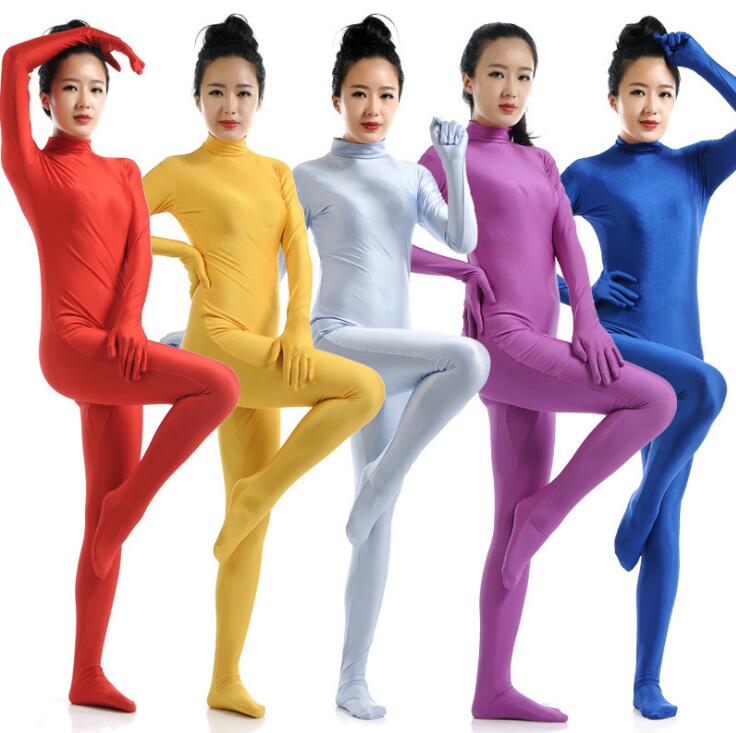 Full-Body Tights - 全身タイツ 頭出し コスプレ仮装 コスチューム ハロウィン衣装 うける 面白い なりきり 大人& 子どもサイズ 弾力性 忍び 透明人間 連体服 イベント パーティー 歓迎会 文化祭 忘年会 新年会 舞台衣装 コスプレ 25色