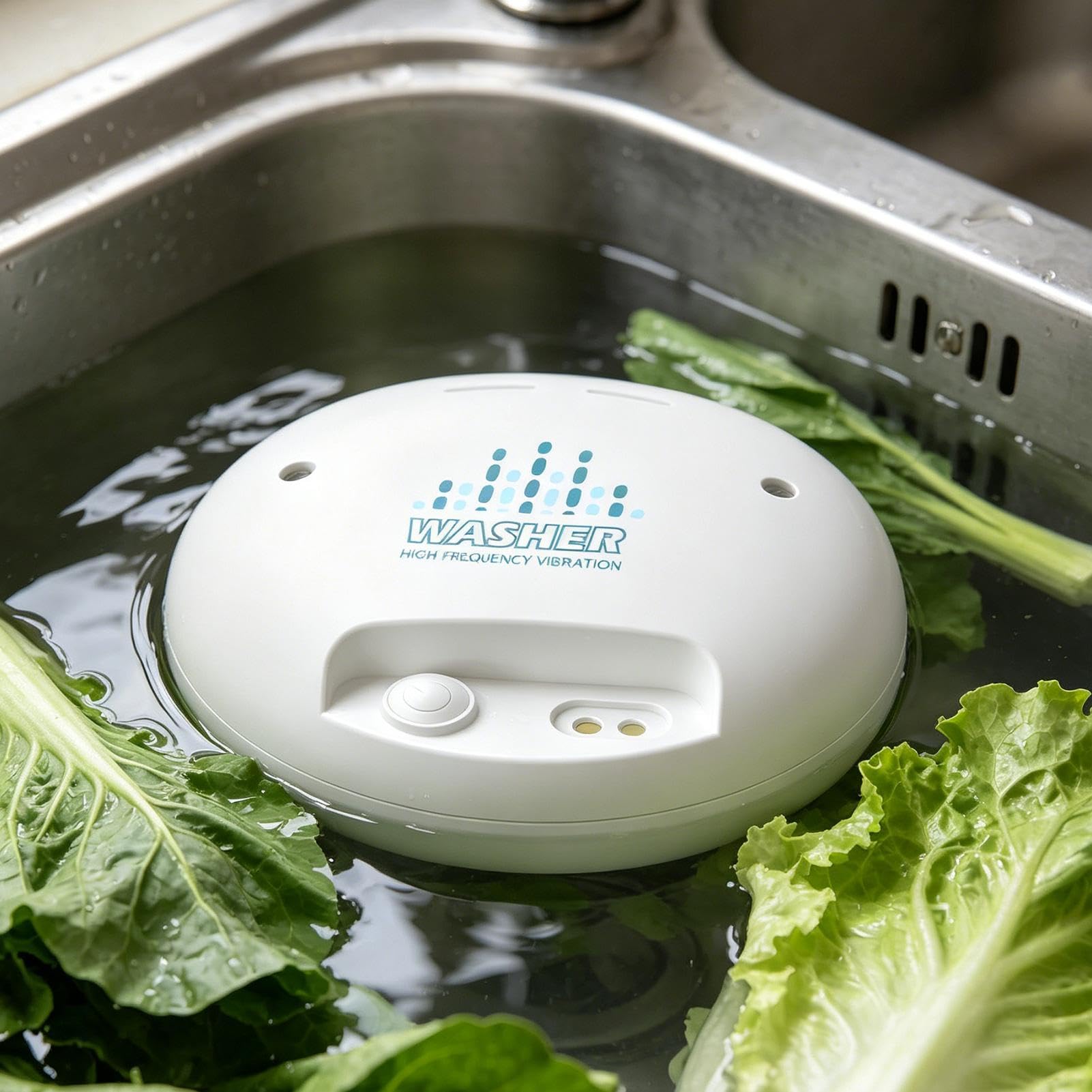 フルーツ ナー ウォータープルーフ仕様を採用した食材を手軽に洗える便利なガジェット 超音波果物野菜洗浄機 キッチンでの農産物やお米、じゃがいも、いちごの保存に argyle-1-10152537 アーガイル サンプル画像3