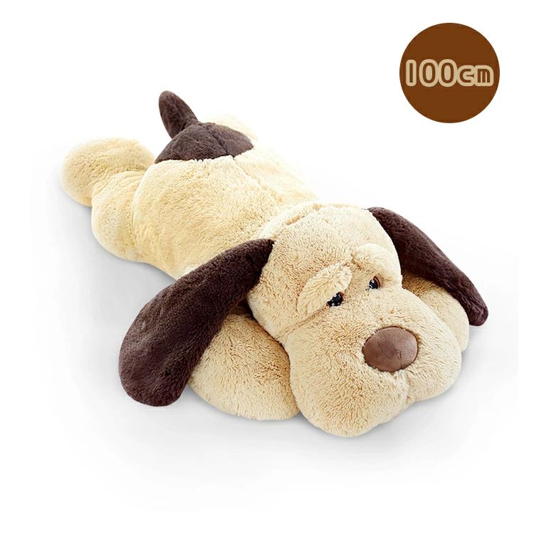 Rakuten - 特大 犬 イヌ ぬいぐるみ 可愛いい犬のぬいぐるみ クッション おもちゃ 犬 いぬ 枕 まくら 寝具 犬のぬいぐるみ 抱き枕 犬 癒し ふわふわ 枕 インテリア もふもふ プレゼント 全長100cm