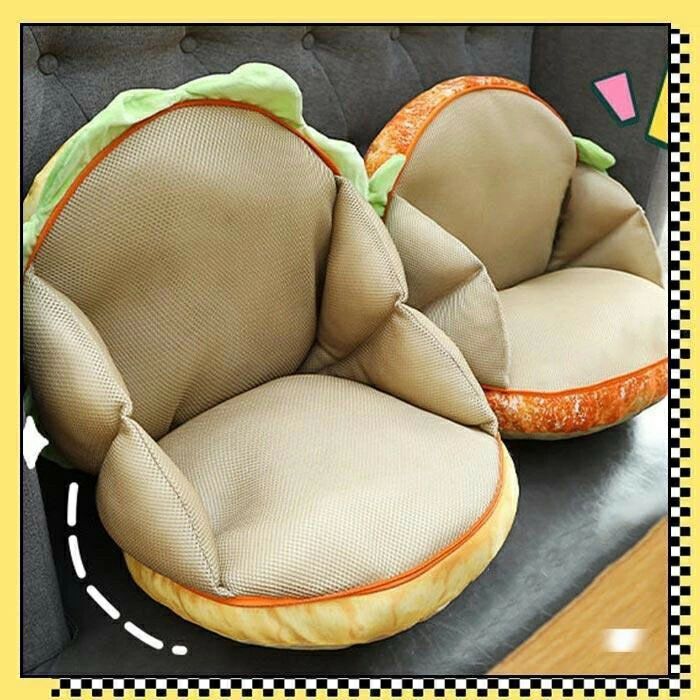 ハンバーガー型 抱き枕 パン トースト本物そっくり ソファー クッション 座布団 雑...
