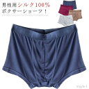【送料無料】男性用 下着 肌着 ボクサーブリーフ シルクパンツ ショーツ ボクサー ボクサーパンツ シルク100% メンズ シルクショーツ