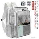 【送料無料】クリアリュック バックパック ビジネス 透明 PVC クリアリュック クリーンバッグ クリーンルーム クリアバッグ 防水 工事