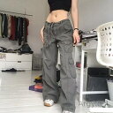 【送料無料】個性的 レディース ボトムス ロングパンツ ミリタリー ワイドパンツ ワークパンツ カーゴパンツ パンツ