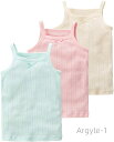 【送料無料】インナー ジュニア 可愛い 140cm 130 120 110 100 95 90 80 3枚組 女児タンクトップ かわいい 綿100% 子供用 女...
