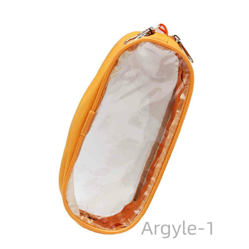 【送料無料】透明 痛バ 痛バッグ クリアバッグ フック 小さめ ミニ 縦型 小物入れ ケース ミニポーチ マルチポーチ ぬいポーチ クリアポーチ