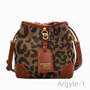 【送料無料】ハンドバッグ レオパード ヒョウ柄 バケツバッグ レディース バケツ型バッグ 斜め掛け 大容量 バッグ 軽量 お出かけ