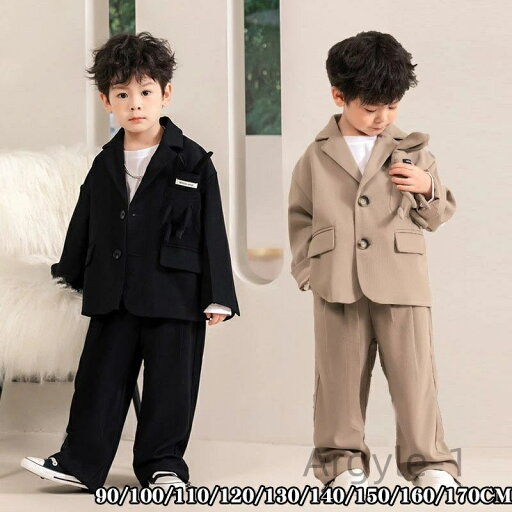 【送料無料】袖 ジャケット ロング 韓国 制服 長袖 卒園式 入学式 結婚式 七五三 スーツ お宮参り セットアップ 秋冬 120 130 140 150 160CM 【送料無料】袖 ジャケット ロング 韓国 制服 長袖 卒園式 入学式 結婚式 七五三 スーツ お宮参り セットアップ 秋冬 120 130 140 150 160CM