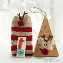 【送料無料】サンタクロース ソックス レディース 中筒 大紅色 ぬくぬく 眠れる ふわふわ クリスマス プレゼント ギフト 新年用 睡眠用靴下