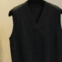 【送料無料】ベスト ジレ プルオーバー 袖なし 襟なし Vネック かわいい 大人可愛い きれいめ シンプル 大人 上品 おしゃれ かっこいい 大人女子