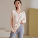 【送料無料】トレーニングウエア カットソー Tシャツ 袖付き 長袖 ミディアム丈 プルオーバー 襟なし ラウンドネック かわいい 大人可愛い シンプル