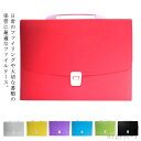 【送料無料】虹色 持ち運び 手提げ ファイルストレージ ファイル収納 仕切り アコーディオン式 オルガン 書類ケース ファイルケース