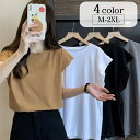 【送料無料】カットソー 半袖 レディース トップス フレンチスリーブ ラウンドネック プルオーバー 無地 ソリッドカラー シンプル 大きいサイズあり 婦人服 女...