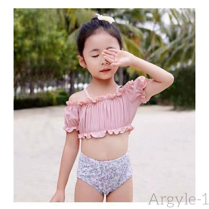 【送料無料】女の子 水着 セパレート 3点セット フリル付き キャップ付き キッズ タンキニ 子供水着 ガールズ ベビー用 赤ちゃん スイムスーツ 入園 プール ビーチ 可愛い