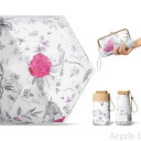 【送料無料】傘 折りたたみ傘 短い傘 ミニ傘 小型傘 6本骨傘立て 晴雨兼用 軽量 240g 花柄 傘 おしゃれ コンパクト 女性の傘 日傘