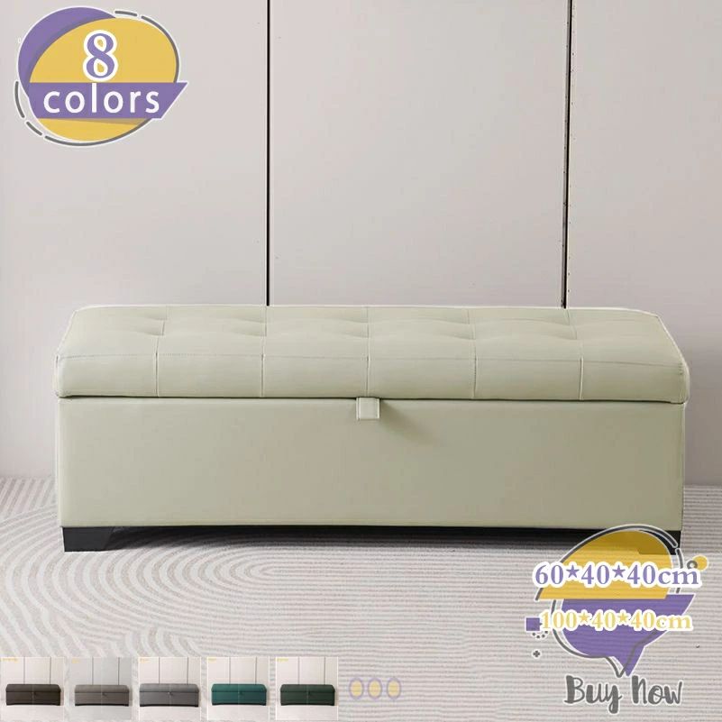 メイン素材：木、PUレザー◆【サイズ】：60*40*40cm 80*40*40cm 90*40*40cm 100*40*40cm；　 ◆耐荷重：約150kg；◆材質：PUレザー；　【ファブリック】ポリエステル；◆構造部材：木製、ウレタンフォーム；★【シンプルかつ無駄のないデザイン】：お部屋の印象を崩さないようなシンプルなキューブ型デザイン。どこに置いても違和感なくなじみます。張地には汚れにくくお手入れが簡単なPVCレザーを使用しているので、飲み物などがこぼれても、硬く絞った布でサッと拭くだけで簡単キレイ。シミになりにくい特徴があるので、長く使っていくことが出来ます。★【多機能】オットマンとしてソファに合わせてお使いいただくことはもちろんのこと、座面部分を持ち上げると収納としてもお使いいただける多機能なボックスタイプのベンチソファーとなっています。★【多カラー】多カラーでどんな部屋にもマッチ リビングや部屋、玄関の腰掛けなど 景観を損なわないサイズとカラーでどんな部屋にもマッチします。 寮やワンルームで一人暮らしをする学生さんや、 単身赴任の方の追加家具にも。★【多用途】ソファサイド、ベッドサイド、玄関、リビング、ダイニング、キッチンなど、様々なスペースを使用することができます。 また、ソファサイドテーブル、玄関の靴の交換、雑多な収納などとしても使用できます。●商品詳細 商品名：収納付きスツール　ボックススツール サイズ：60*40*40cm 80*40*40cm 90*40*40cm 100*40*40cm； 材　質：PUレザー； 【ファブリック】ポリエステル ◆構造部材 木製、ウレタンフォーム 耐荷重：約150kg； 備　考 　※その他、記載事項ご確認の上ご注文ください。 ※他商品との同梱は出来かねます。 座る、小物の収納、オットマンとしても使える多機能スツールです。 リビング、寝室、子ども部屋などさまざまなシーンで使えます。 選べる多カラーでお部屋にあわせてカラーコーディネートが楽しめます。 小物用インナーBOX付きで、小物の整理に便利です。 【家具の特徴】 日々の暮らしに役立つものをシンプルなものから個性的なものまで幅広く取りそろえ、 年代、性別、利用シーンにとらわれず、誰もが手軽に取り入れられる家具をコンセプトに、 リラックスシーンからビジネスシーンまでお使いいただける商品を提供しております。 【使用用途 ※以下のようなシーンでご使用いただけます。】 モダン カントリー インダストリアル ナチュラル 北欧モダン シンプル ミッドセンチュリーアンティーク クラシック コースタル 海岸風 アジアン モロッコスタイル シャビーシック カントリー調 和モダン 和風 姫系 フェミニン 【対象 ※以下のような方に多くご利用いただいております。】 年代：20代 30代 40代 50代 60代 70代に対応しております。 ひとり暮らし 一人暮らし ファミリー 家族 メンズ 男性向け レディース 女性向け キャリア世代 ヤング ミドル ミセス アダルト シルバー シニア世代 お嬢様 娘様 お嫁様 奥様 お母様 お義母様 御祖母様 お孫様 【贈り物に ※以下のような節目や祝い事でのプレゼントとしてもご好評いただいております。】 新社会人 新成人 結婚祝い 成人祝い 就職祝い 誕生日 母の日ギフト 父の日ギフト クリスマス 新生活 ■備考 ・表記サイズに関しましては、平置きにて採寸したおおよそのサイズとなります。多少の誤差が生じる場合がございます。 ・生産時期やご使用のパソコンモニターの種類や設定により、実物と色の見え方が異なる場合がございます。 ・説明書・パッケージは英語、もしくは中国語の表記の場合がございます。 ・予告なく多少の仕様変更がある場合がございます。展示内容は主に購入の参考としてご利用いただけます。製品の正確な仕収納 ベンチソファー 2人がけ 2p 二人がけ 2p 2.5人がけ コンパクト ゆったり 1人用 ひとりがけ 一人がけ 1人がけ 1p 3人用 さんにんがけ 三人がけ 3人がけ 3p収納 ベンチソファー リラックスチェア ワンルーム ダイニングソファ ダイニングソファー ごろ寝 昼寝 お昼寝 ごろ寝マット ごろ寝ソファ オットマン付きスツールチェアー ソファチェア ソファチェアー キャビネットチェア 収納チェア 収納ベンチ キャビネットチェアー 玄関チェア 玄関チェアー ボックス BOX box収納 ベンチソファー カフェ 新生活 書斎 ワンルーム ひとり暮らし 一人暮らし ブラウン ブラック ホワイト ネイビー グレー グリーン 茶 茶色 黒 黒色 白 白色 紺