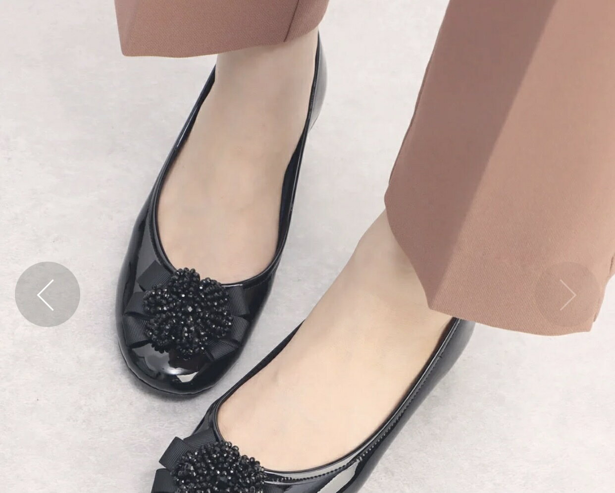 《サイズ交換無料》シェル シューズAC レイン バレーシューズ ビーズ使い レインシューズ 韓国 韓国グッズ