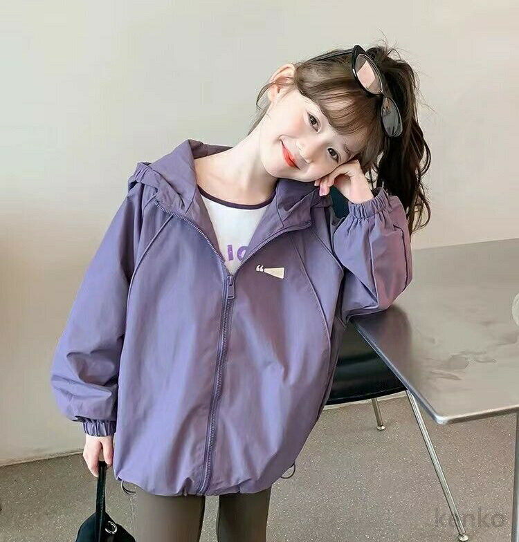 Other - 【送料無料】ジャケット 女の子 ファッション コート かわいい 子供服 カジュアル ナチュラル キッズ 韓国子供服 韓国子ども服 アウター スカジャン