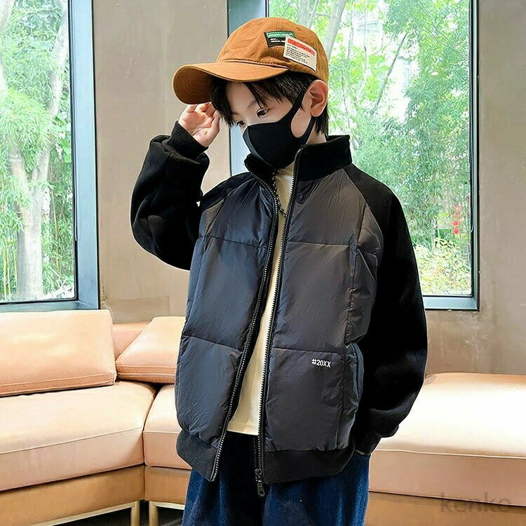 拉鏈 - 【送料無料】ファッション トップス 中綿コート スウェット ジップパーカー 子供服 キッズ ベビー 男の子 トップス パーカー トレーナー 可愛い かわいい 子供服