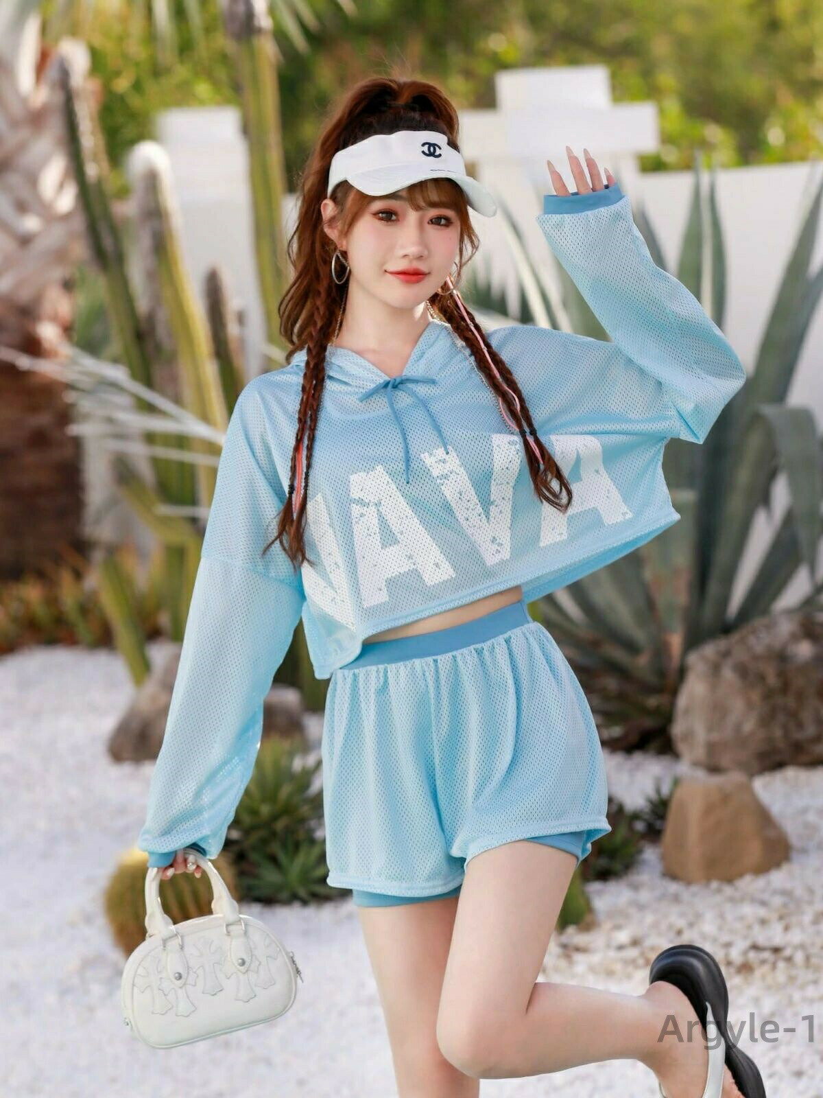 【送料無料】中学生 高校生 レディース 3点セット 体型カバー 韓国 水着 大学生 タンキニ 水着 露出控えめ セパレート 上下セット 韓国風