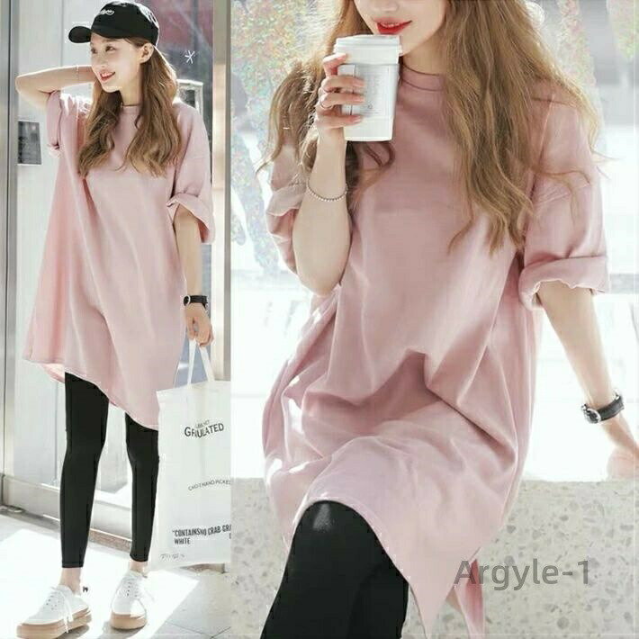 七分袖 - 【送料無料】ロングtシャツ レディース 半袖 ゆる ドロップショルダー 五分袖 無地 割引 ボートネック おしゃれ ヒップホップ ダンス衣装