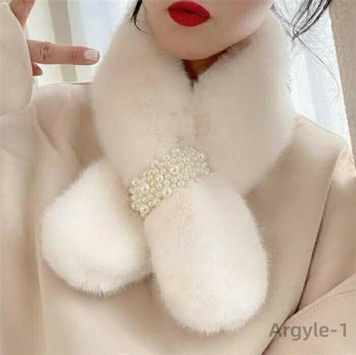 【送料無料】マフラー レディース フェイクファー マフラー レッキスファー マフラー かわいい 暖かい やわらかい 軽量 お洒落 小顔効果(4)