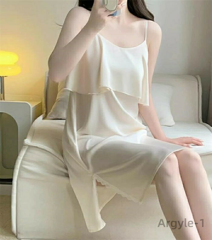 【送料無料】ワンピース レディース 可愛い パジャマ 部屋着 フレアドレス 大きいサイズ ノースリーブ ワンピ 外出 体型カバー 着痩せ