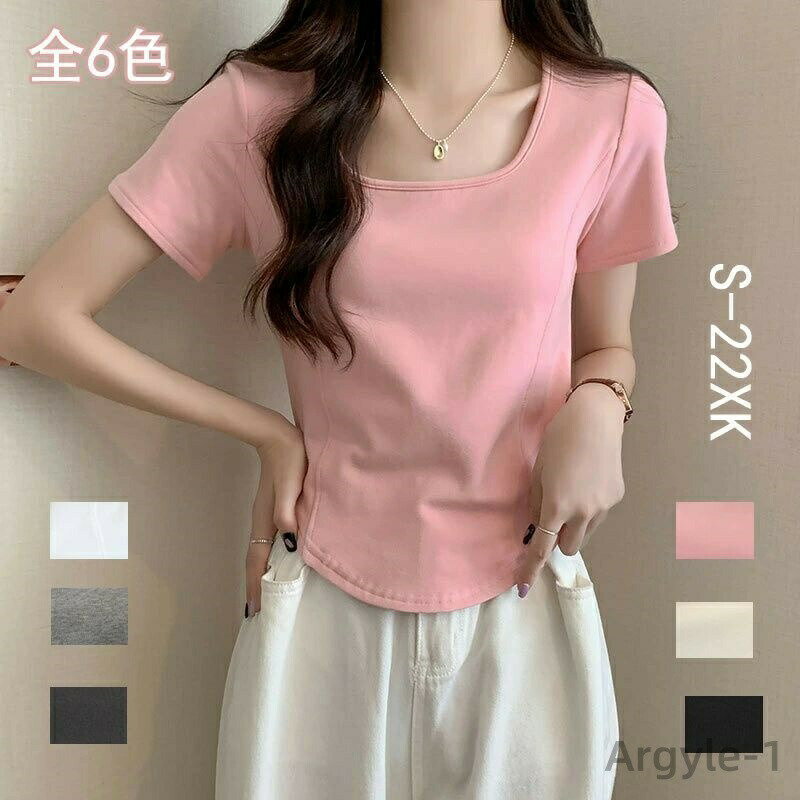 【送料無料】半袖 レディース トップス Tシャツ20代 30代 40代 半袖 Tシャツ 50代 60代 70代 夏服 薄手 tシャツカ 着痩せ 体型カバー