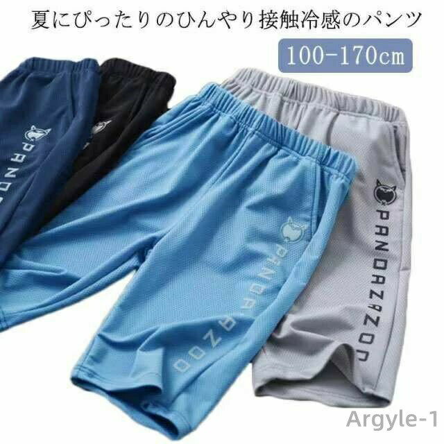 Other - 【送料無料】ハーフパンツ キッズ 接触冷感 半ズボン 男の子 女の子 ショートパンツ 2点セット アイスシルクパンツ 子供服 ジャージ