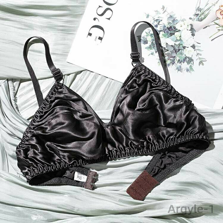 【送料無料】シルク ノンワイヤーブラジャー 単品 下着 レディース シルクストレッ...