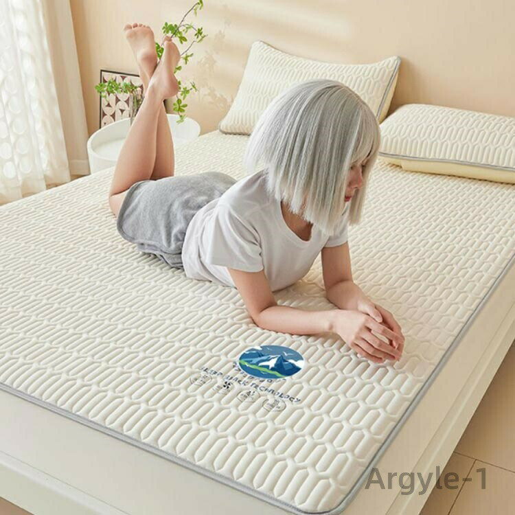【送料無料】夏用敷パッド ボックスシーツ 120*200cm 夏用 夏 ボックスシーツ ベッドシーツ 一体型 ひんやり 接触冷感 敷きパッド一体型 2