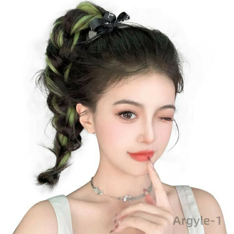 【送料無料】2本セット ヘアーエクステンション ウィッグ ゴム付き エクステ ヘアゴム かんたん装着 ポニーテール ツインテール 2本セット 2