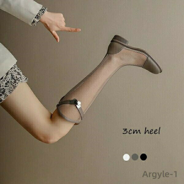 【送料無料】ロングブーツ レディース ブーツサンダル サマーブーツ 夏 メッシュ 切り替え バックジッパー 3cmヒール 厚底サンダル