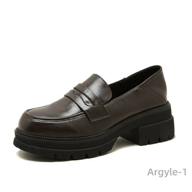 【送料無料】パンプス レディース スクールローファー レディース ミドルヒール 厚底 厚底ローファー 歩きやすい 学生 柔らかい 軽量 通学