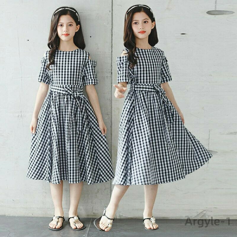 Dresses - 【送料無料】キッズ ワンピース 夏 半袖 子供服 女の子 ワンピース 可愛い 大きいサイズ 韓国子供服 おしゃれ 小学生 中学生 高校生