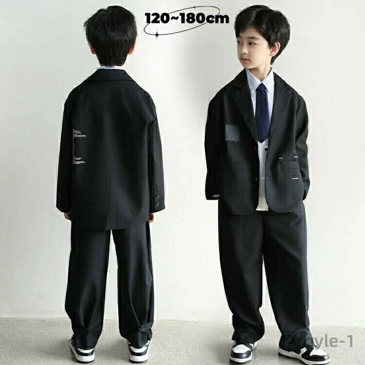 【送料無料】キッズ セットアップ 男の子 おしゃれ スーツ 男の子 ゆったり ダンス...
