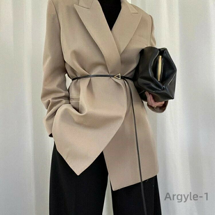 【送料無料】ベルト 黒 細ベルト 長め 韓国 トライアングル 三角 メール便 レディース