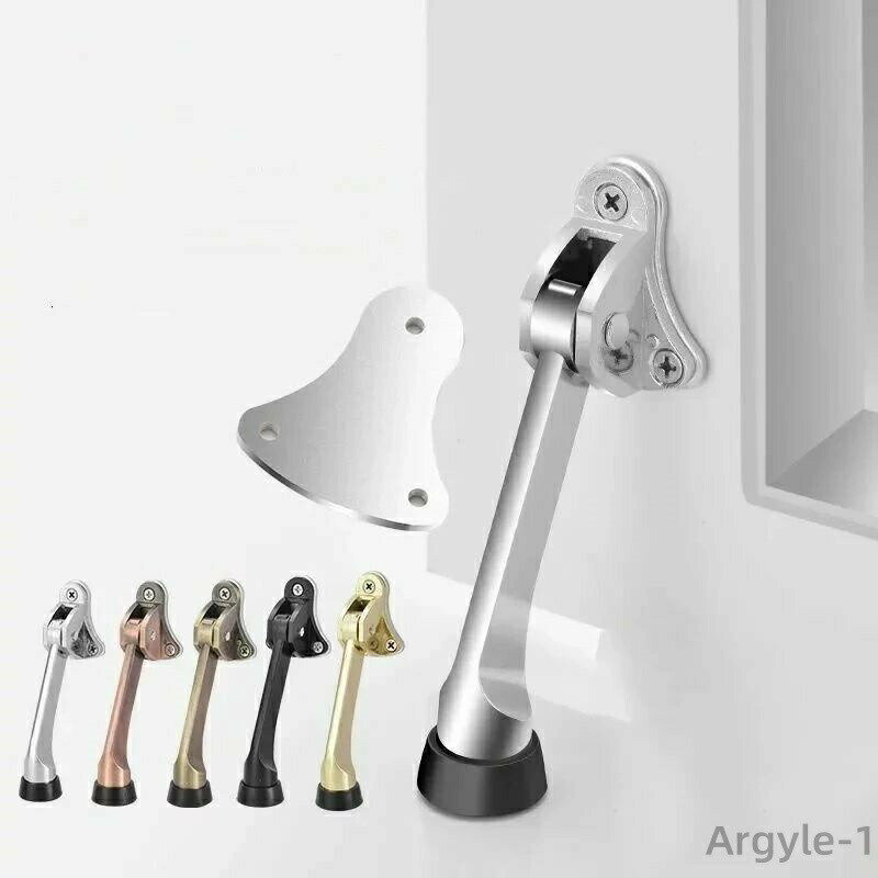 商品説明 カラー: 01. シルバー 02. ブロンズ 03. ゴールド 04. ブラック 05. ローズゴールド サイズ: 高さ130mm、ベース幅4.5cm 素材: 高品質合金 特徴 自動戻り機能: ドアが開いた後、自動的にストッパーが...