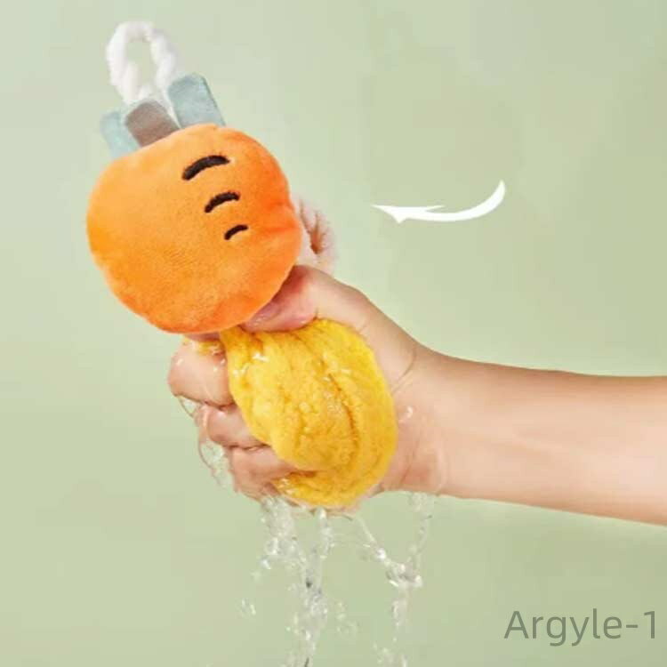 【送料無料】保育園 柔らかい もこもこ ループ付き 吊り下げ ギフト 可愛い 大人 お手拭き 吸収性 洗面 キッズ キッチンタオル 速乾性 3