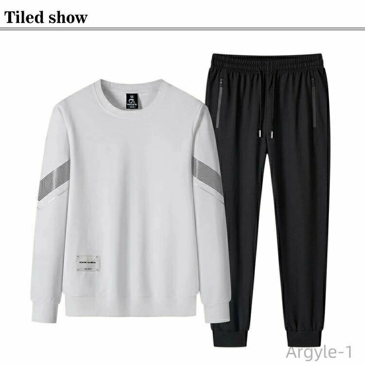 【送料無料】2点セット ジョガーパンツ イージーパンツ スウェットパンツ スウェット セットアップ 長袖